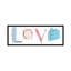 «Love», art textuel sur toile-20822343-72793733
