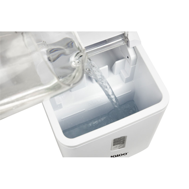 Igloo Automatic Self-Cleaning 26-Pound Ice Maker, White