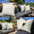 Sunbrella Square Weather Resistant Outdoor Pillow Cover and Insert-746276881-746276889
