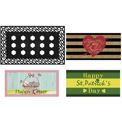 Harper Non-Slip No Pattern Easter Doormat