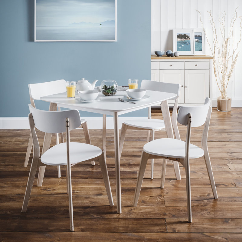 Aramis Dining Table, White/Oak