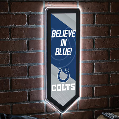 NFL LED Pennant Shaped Lighted Wall Sign