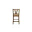 Chaise à hauteur de comptoir à lattes (ensemble de 2)-873304275