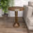 Beardall Aluminum Accent Table with Hammered Design-1490597057