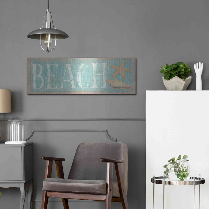 «Pastel Beach» par Daphne Brissonnet, H 12 po x l 36 po