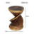 Harve Solid Wood End Table
