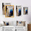 «Blue Minimalist Abstract II», peinture sur toile-264463605-264463604