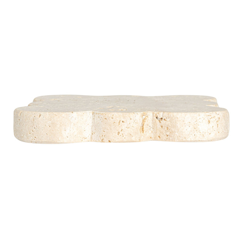 Tuscan Elegance Travertine Coaster Set