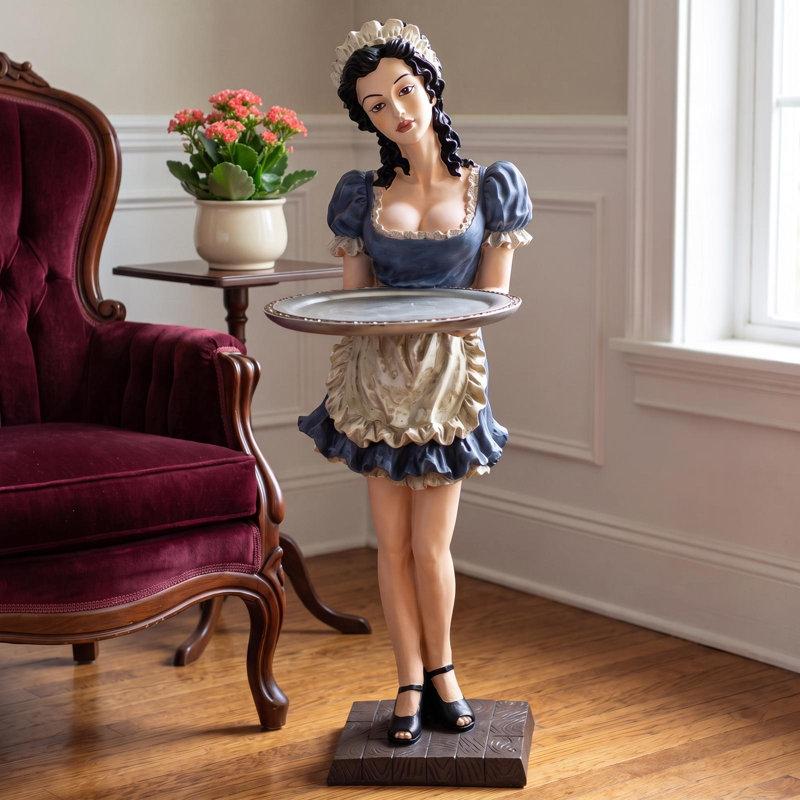Statue maid french genevieve the bonniche