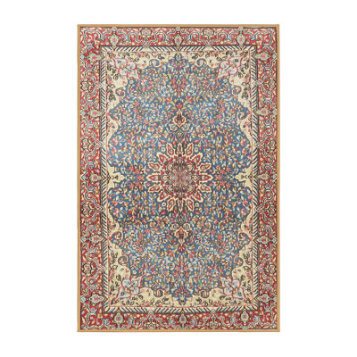 Tapis oriental bleu