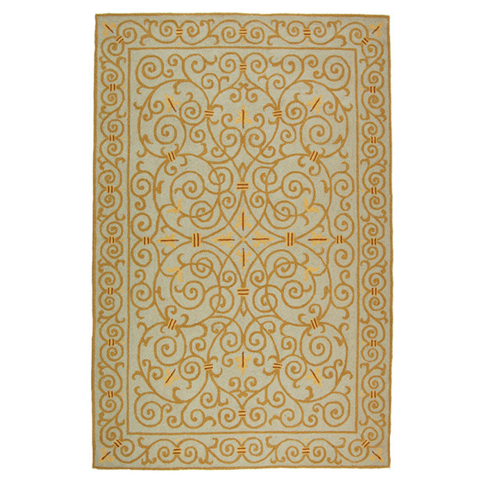 Cher Hand Hooked Wool Pile Oriental Rug