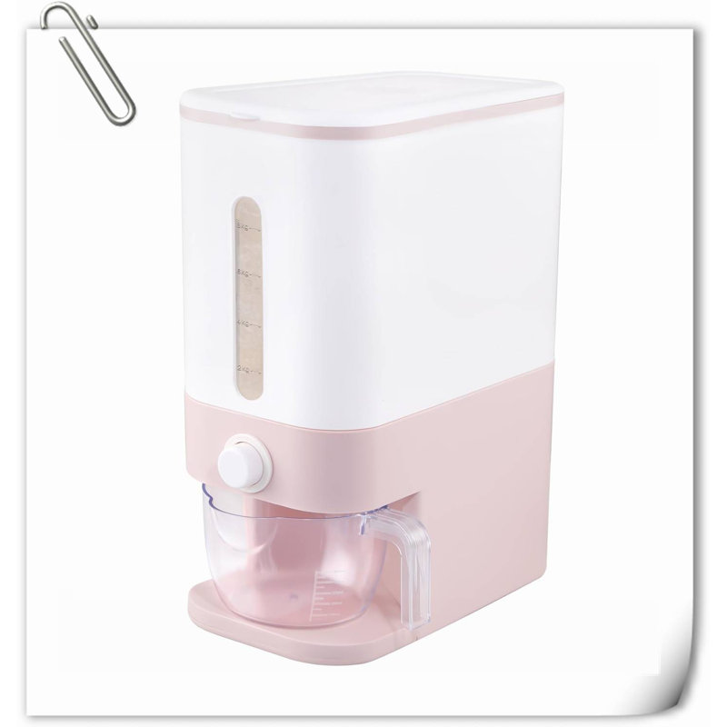 Dilmurat Food Storage Container, White/Pink