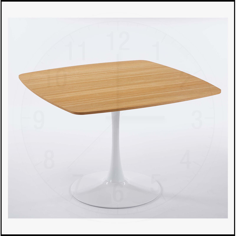 Table de salle à manger de 42,12 pouces en chêne moderne pour 4 à 6 personnes, stable et facile à assembler, pour les cuisines et les salles à manger