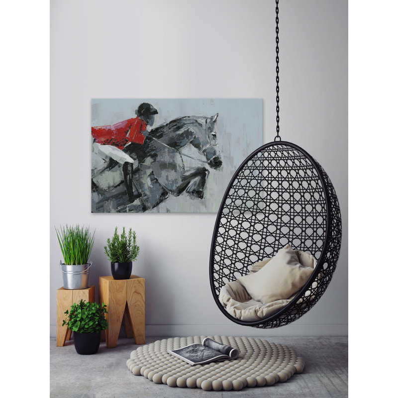 Parvez Taj - Wrapped Canvas Painting, 25cm H x 38cm W