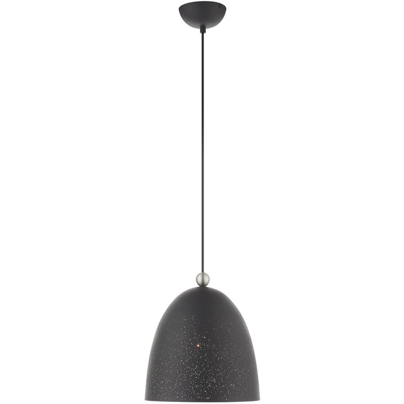 Arlington Scandinavian Gray Crystal Globe LED Pendant