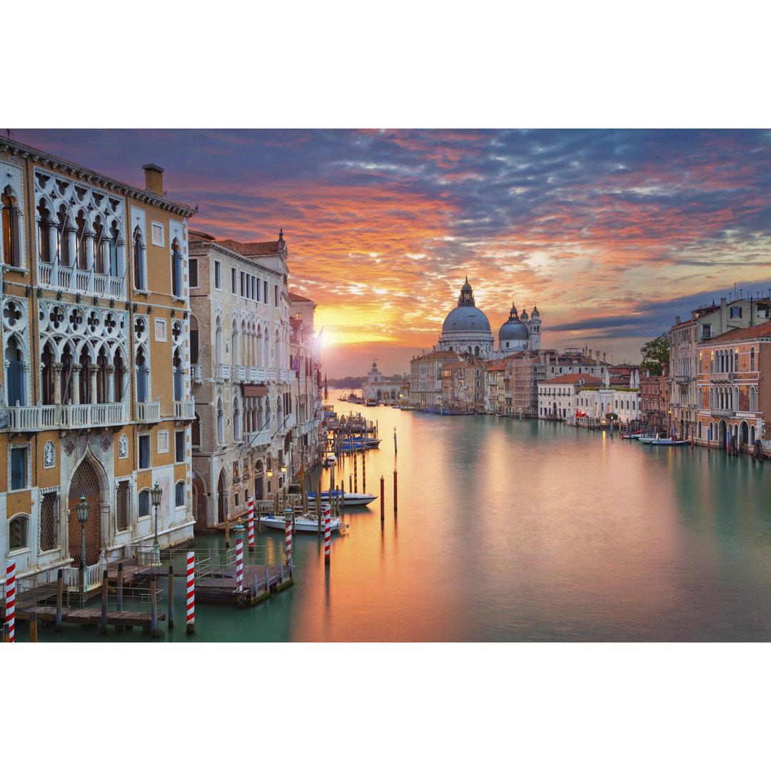 Canal Grande in Venedig von Rudybalasko - Foto auf Leinwand