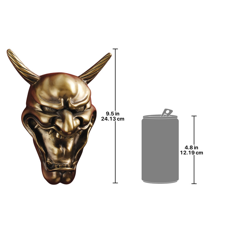 Sculpture murale Hannya Demon Kagura