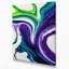 Abstrait art fluide sur toile mauve 45-1355111725
