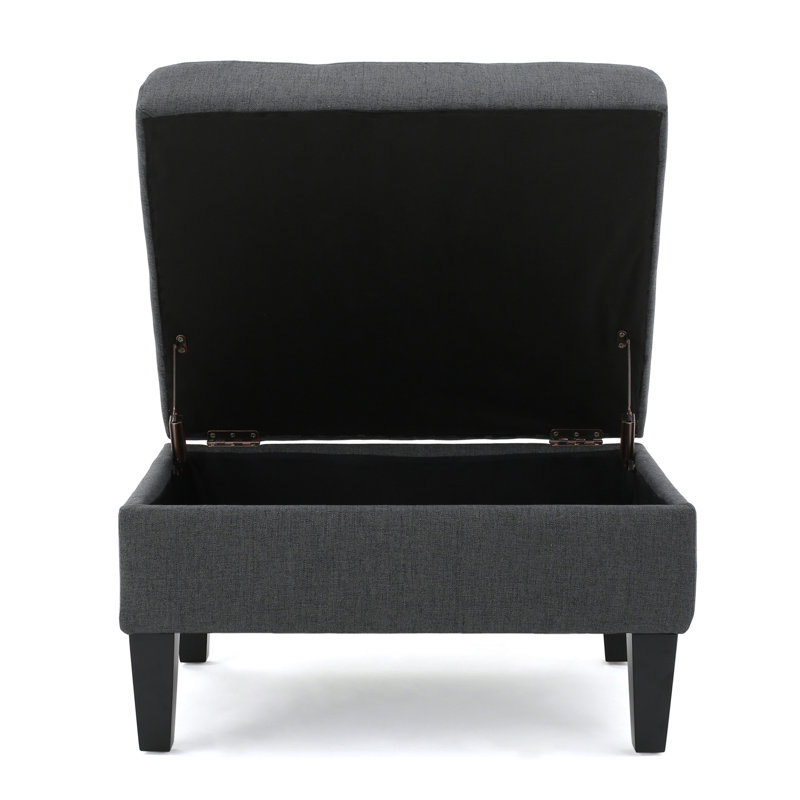 OTTOMAN DE RANGEMENT, Gris foncé