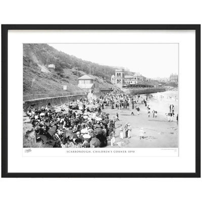 Scarborough, Children's Corner 1890 by Francis Frith - Single Picture Frame Print
