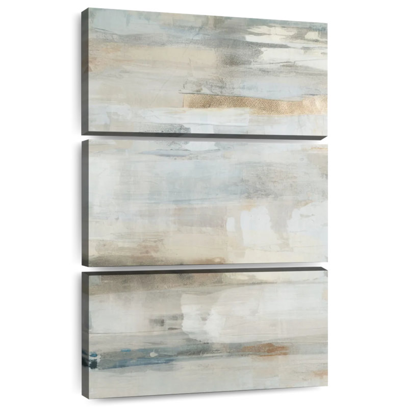Avery Neutral Horizontal Abstract I, 38" H x 24" W