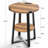 Jalanda Tall End Table with 2 USB Ports, 2 Power Outlets, and 2-Tier Storage Shelves-2146787148