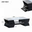 Table basse, table basse, table de salon avec tablettes et armoires ouvertes et conception à 2 niveaux-600878701