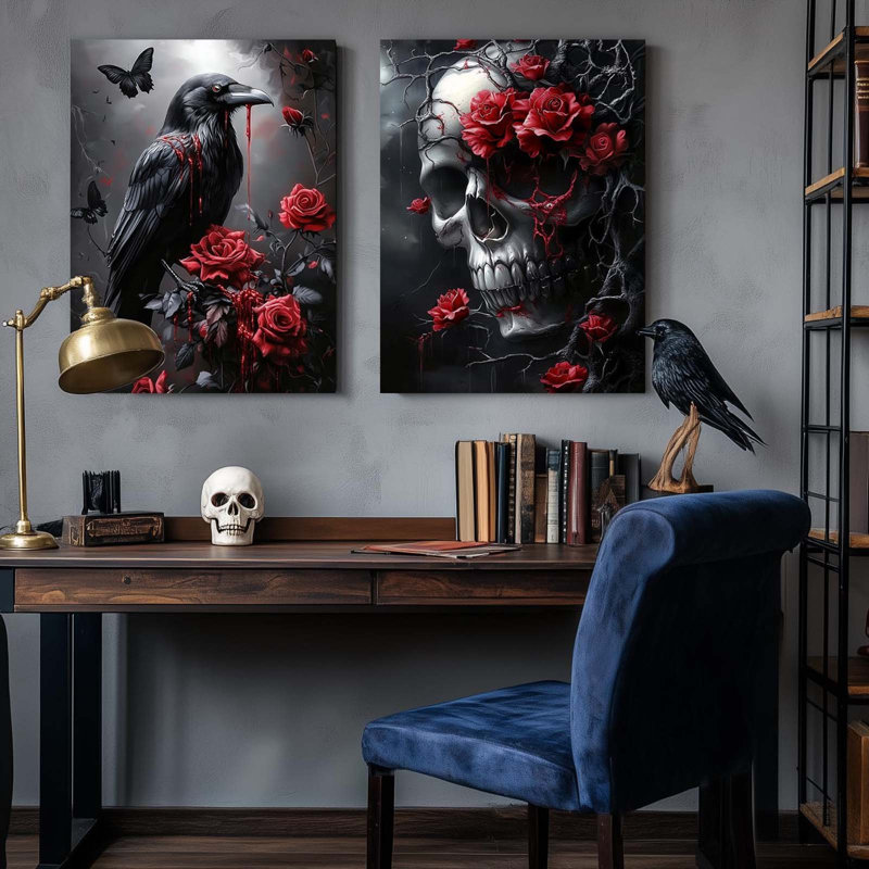 3 Piece Wrapped Canvas Print, 60 cm H x 40 cm W