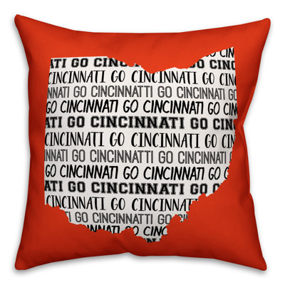 Outdoor Reversible Throw Pillow
