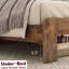 Base de lit, base de lit plateforme en bois, grand rangement sous le lit-711349299-711349256-711349259