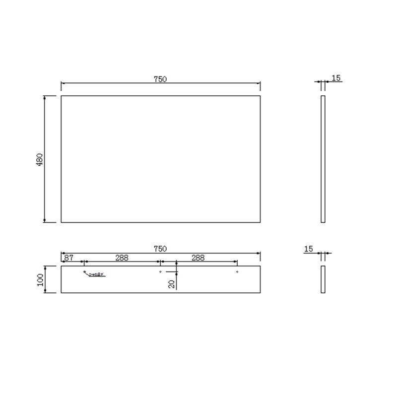 End Panel 2 Piece
