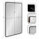 Caskill Framed Radius Rectangle Wall Mirror