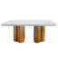 Table de salle à manger rectangulaire L 71 po x l 39,4 po