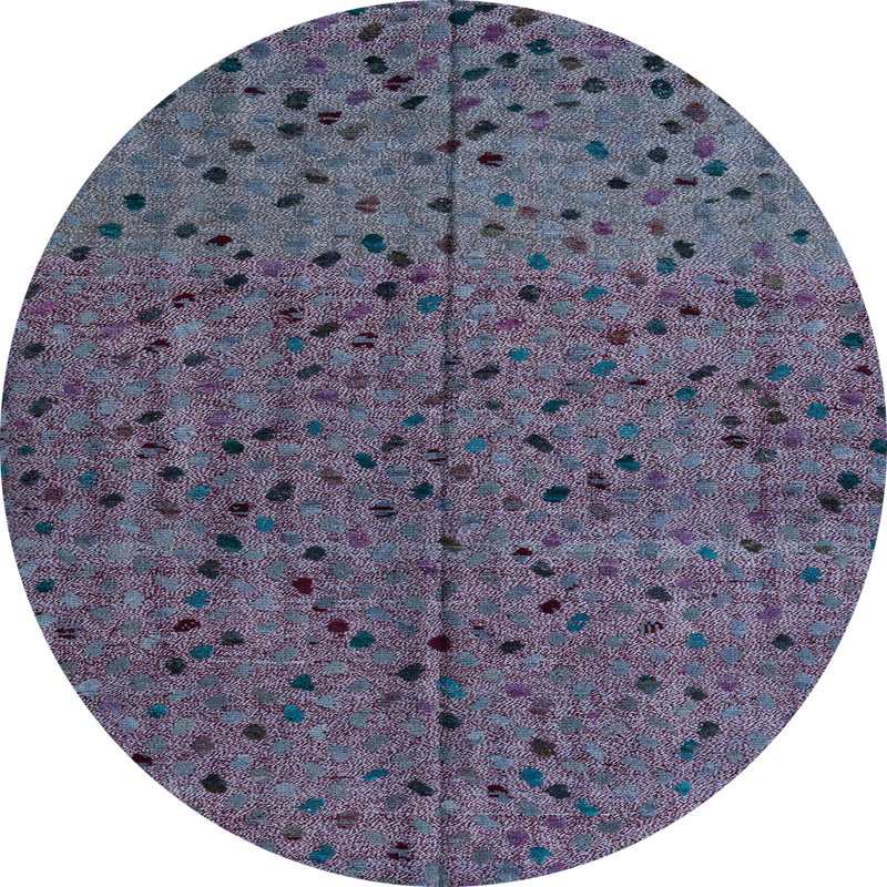 Tapis multicolore, Rond 5 pi