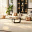 Table basse 51 po en verre massif-1880871047