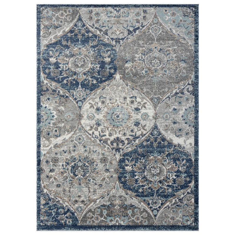 Tapis bohémien Iser, Rectangle 5 pi 2 po x 7 pi 2 po
