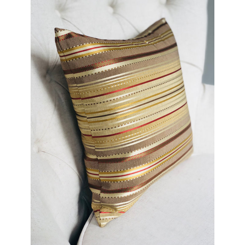 Oreiller de luxe fait à la main Macédoine, 18" x 18", Coussin décoratif