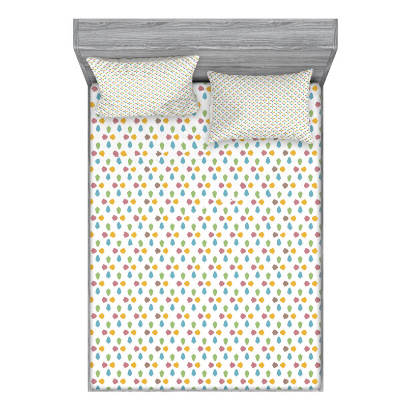 Microfiber Sheet Set, Full Sheet Set with Fitted Sheet