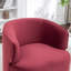 Fauteuil demi-tonneau pivotant rembourré Tybias-1288615245