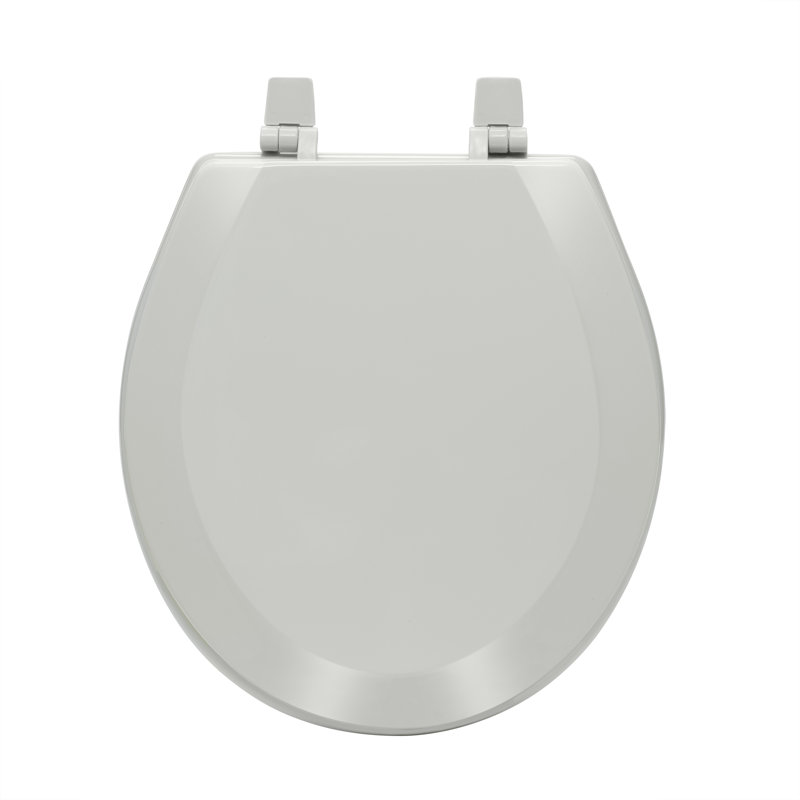 Fantasia Round Toilet Seat and Lid, Silver