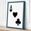 Ace and Hearts Geometric - Wrapped Canvas-1817343905-1817343914