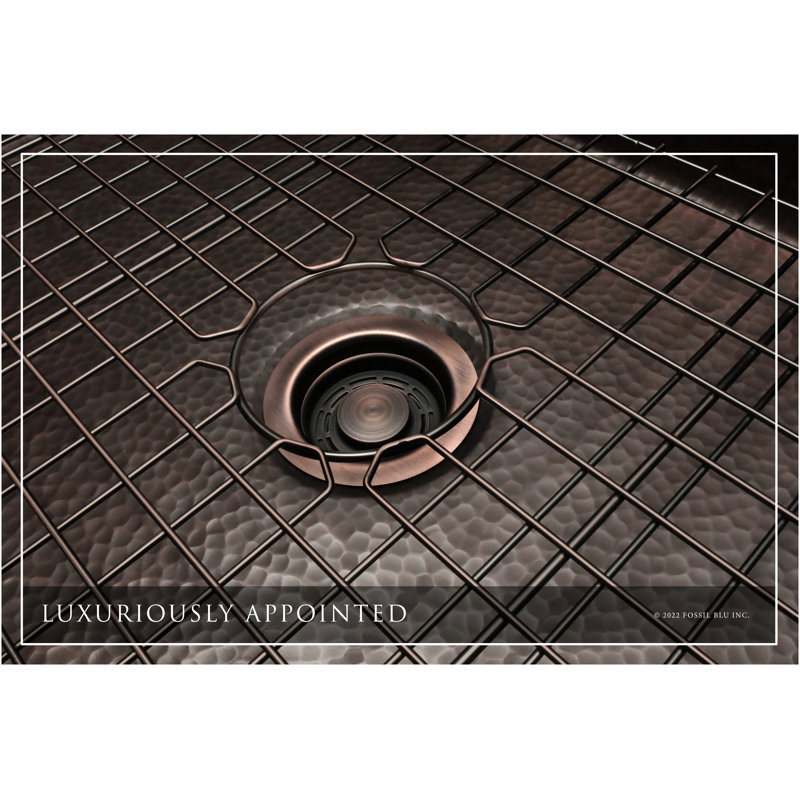 Luxury 33-Inch Heavy 12-Gauge Farmhouse Sink, Includes Accessories, Curved Front