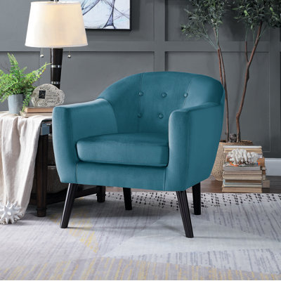 Fauteuil capitonné Leppert