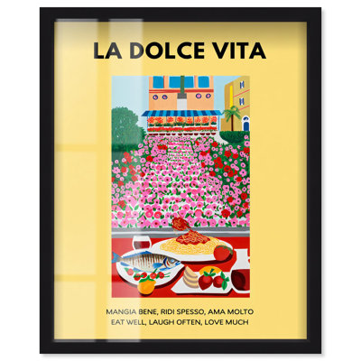«Feast and Flowers Shadowbox Print Summer Art Prints» par Art Remedy