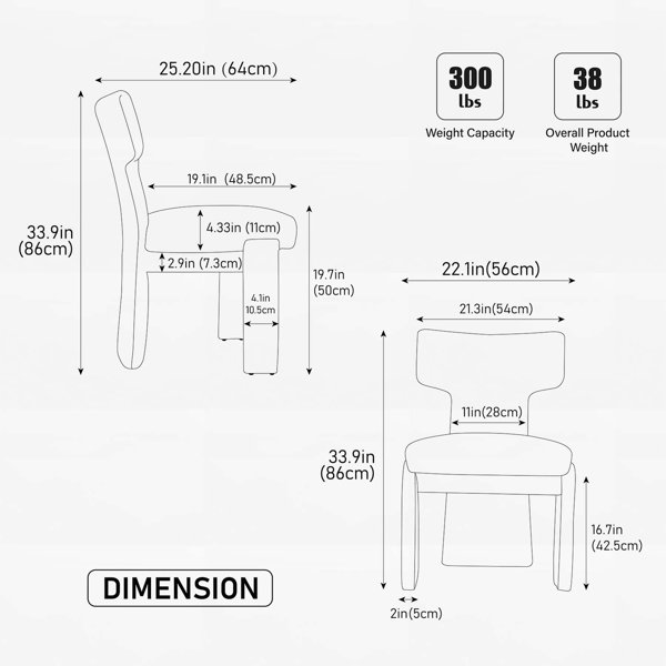 Dimensions du produit