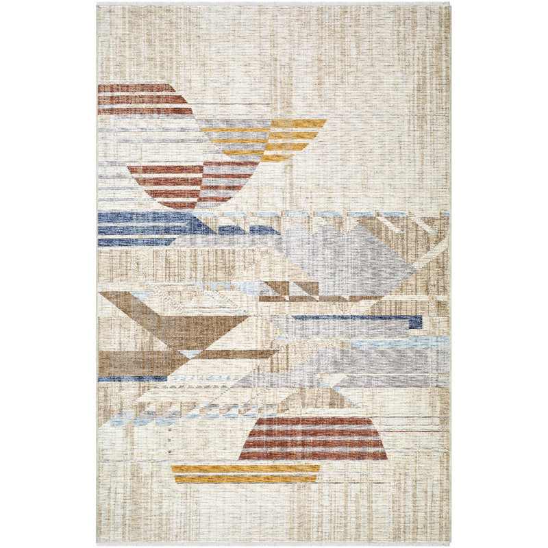 Usonia Abstract Indoor Rug, Rectangle 5' x 7'8"