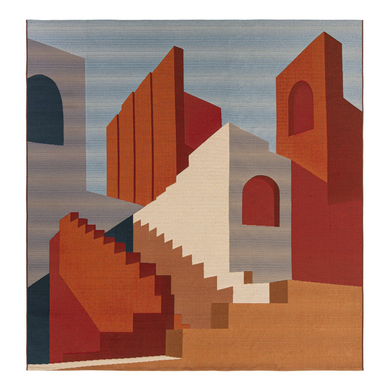 Keazia Indoor/Outdoor Area Rug, Square 7'10"