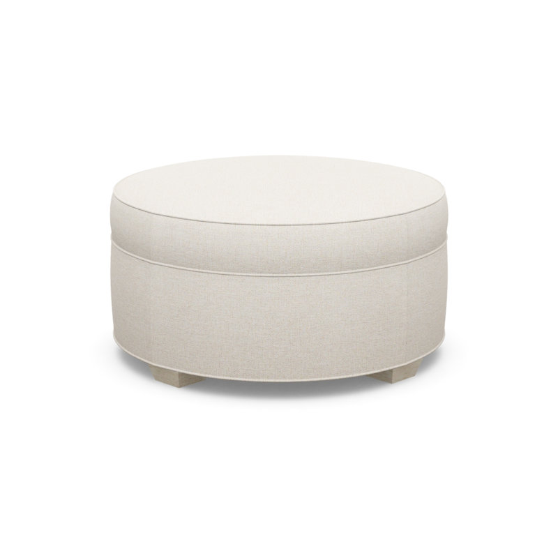 Ottoman Shop Round Ottoman, Sandstone, 5246-70