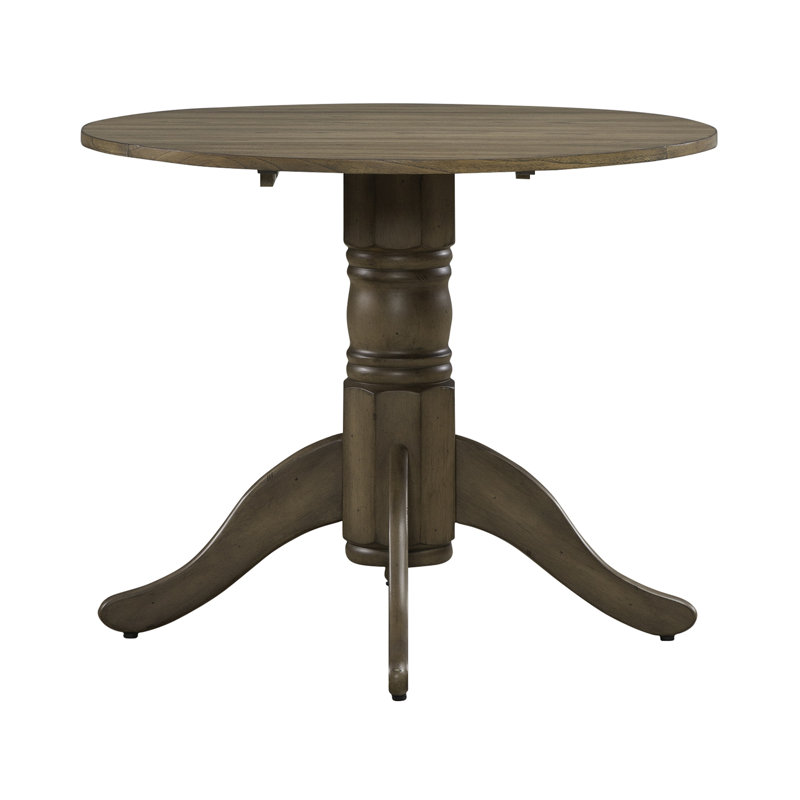 Ensemble de table à abattants, Brun
