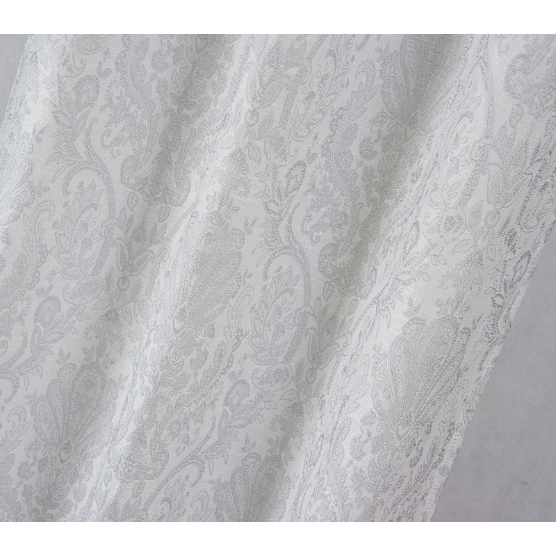 Skilee Room Darkening Curtain Single Panel, Silver